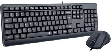 Combo Mouse e Teclado Redragon R Office BS-7092 Preto 1200 DPI