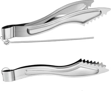 2 conjuntos de pinças de narguilé de metal para narguilé carvão pinças de metal narguile shisha carvão pinças com pôquer longos acessórios para narguilé shisha clipes de pinça