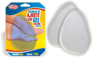 QUALYPÉ Palmilha Ajuste Silicone Incolor Único