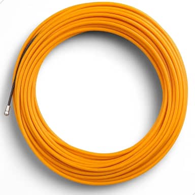 Passa Fio com Alma de Aço 30 Metros 4mm com Revestimento PVC para Instalações Elétricas com resistencia e flexibilidade