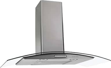 Fogatti Vidro Curvo Duto Slim 127 V New Order Coifa De Parece Cvc Slim Inox 90cm