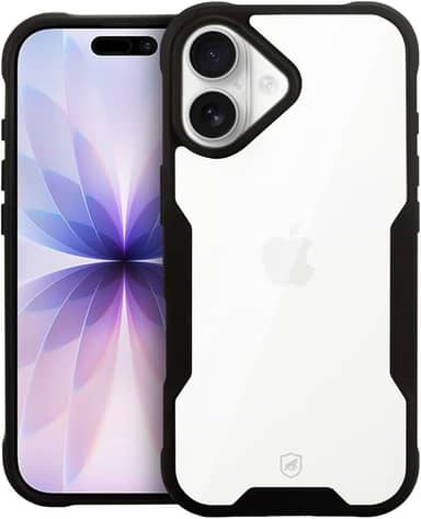 Gshield Capa Case Capinha Dual Shock Sense Preta Acabamento Premium Proteção Contra Arranhões, Quedas e Impactos para (iPhone 17)