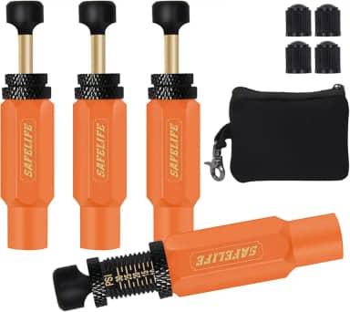 SAFELIFE Deflator de Pneu Deflator Automático Air Down Pneu Acessórios Offroad Rápido 4x4 Off Road Ajustável 10-30 PSI/0.7-2 BAR Kit de Deflator de Pneu (conjunto de 4)