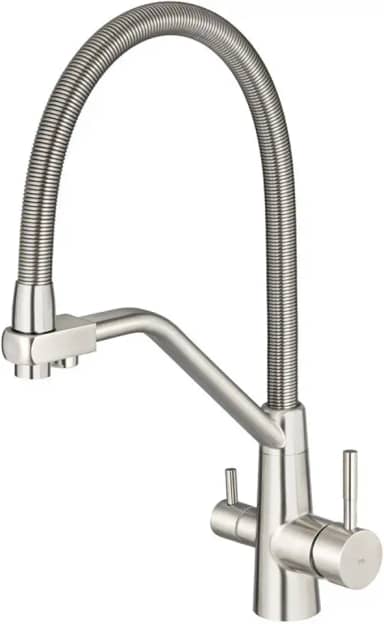 Torneira Monocomando Gourmet com Filtro Nassau Bela Metais Escovada