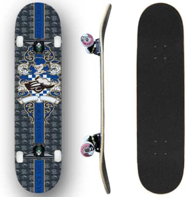 Skate Profissional black sheep Escudo Azul