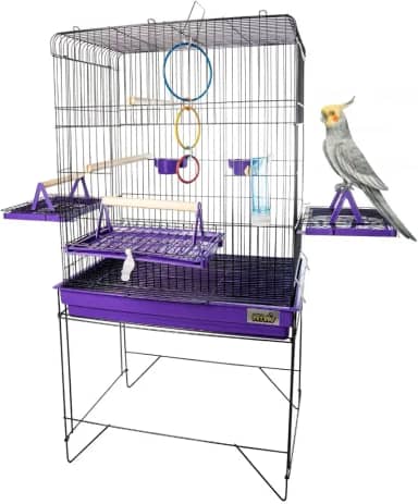 VIVEIRO CONFORT TRIPLEX BLACK LILÁS