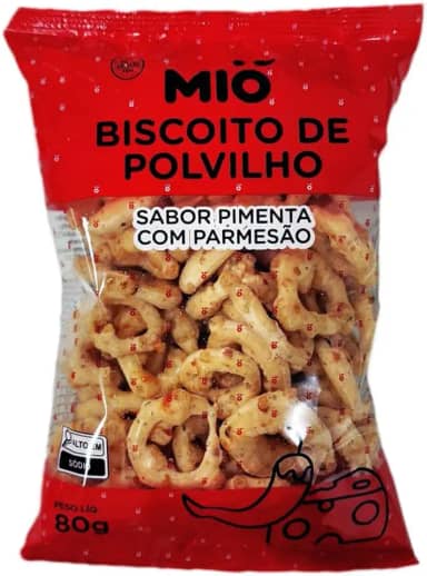 Biscoito Polvilho Mió Pimenta com Parmesão 80g