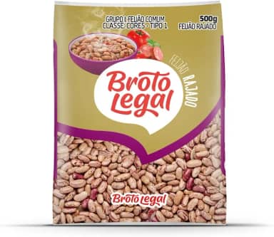 Broto legal Feijão Rajado Broto Legal 500G Pacote