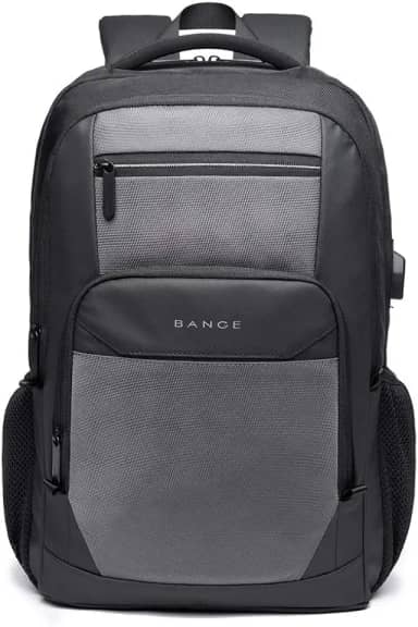 Mochila Masculina Feminina Para Notebook Impermeável Executivo Com Acabamento Fino E Design Moderno Grande Cabo Saída USB Alças Confortáveis - BANGE