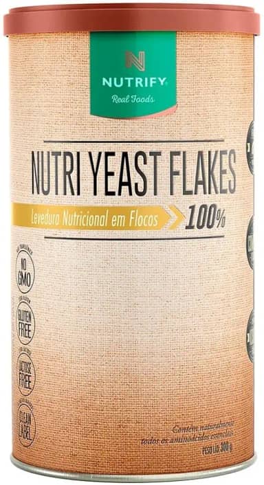 Nutrify - Levedura em Flocos Nutri Yeast Flakes - 300g - Neutro