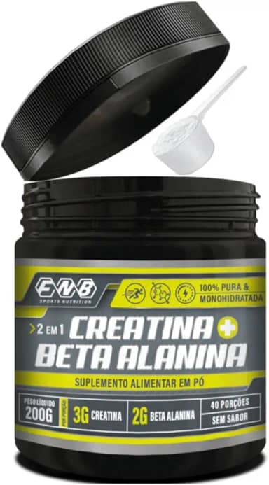 FNB Creatina + Beta-alanina 200g 40 Porções - Flora Nativa do Brasil
