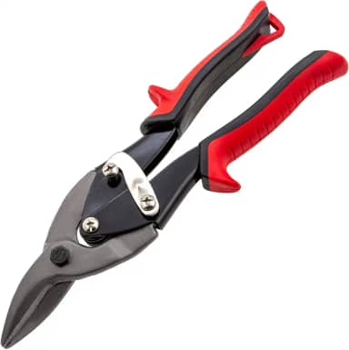 MTX Tesoura para Chapa 10" (250 mm) – Corte à Direita com Cabo Emborrachado e Alavanca Dupla