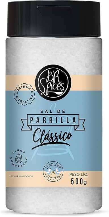 BrSpices - Sal De Parrilla Clássico BR Spices Pote 500G