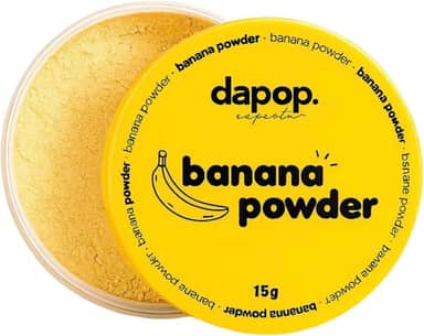 Pó Banana Powder, Facial Translucido Finalizador e Fixador de Maquiagem, Pó de Maquiagem, Selar (Banana Powder)