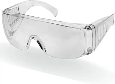 EPI Óculos Proteção Segurança Transparente Sobreposição Óculos de Grau Individual