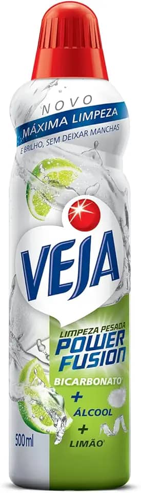 Limpeza Pesada, Veja, Power Fusion Pisos Limão 500mL