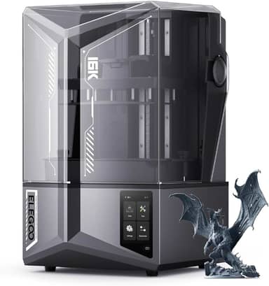 Impressora 3D de resina ELEGOO Saturn 4 Ultra 16K, Aquecimento de tanque inteligente, Impressão de alta velocidade de 150 mm/h, Tamanho de impressão grande de 8,33 × 4,66 × 8,66 polegadas