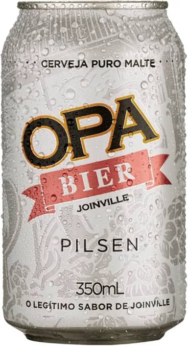 Cerveja Puro Malte Pilsen teor 4,6% 350ml Opa Bier