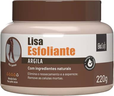 Soft Hair Lisa Pé Esfoliante - Pernas E Pés (Argila) Biosoft - 220G