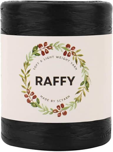 Fio de fita RAFFY para tricô e crochê macio e leve para fazer bolsa de praia de verão e chapéu de sol Col.112