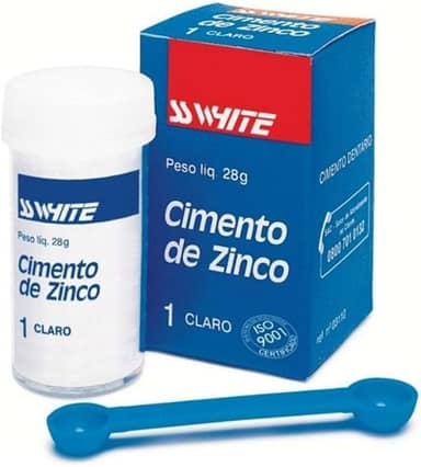 Cimento de Zinco Pó Claro 28g - SS White