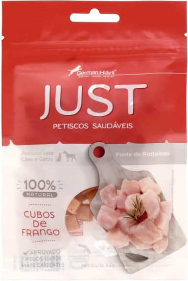 JUST Petisco Saudável - Cubos De Frango P 55G