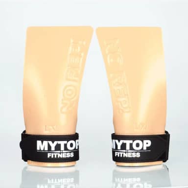 MYTOP SunGrips para Cross Training e Ginástica, Suporte de Pulso Aderente Antiderrapante – Melhor Aderência Adesiva do Mundo, Sem Giz Necessário para WODs, Halterofilismo, Ginásio e Fitness (Pêssego,