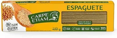 Macarrão de Grão de Bico e Arroz Integral Tipo Espaguete de 400g-Carpe Etiam
