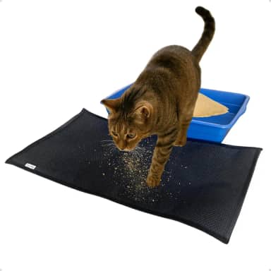 Tapete Higiênico Coletor De Areia Slim EVA 60x35cm Caixa de Areia Sanitário Para Gatos Anti Sujeira Impermeável - Petliz