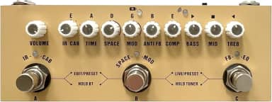 BYBIO Pedal de Efeitos Recarregável para Violão Acústico e Guitarra com Interface de Áudio e Efeitos Profissionais