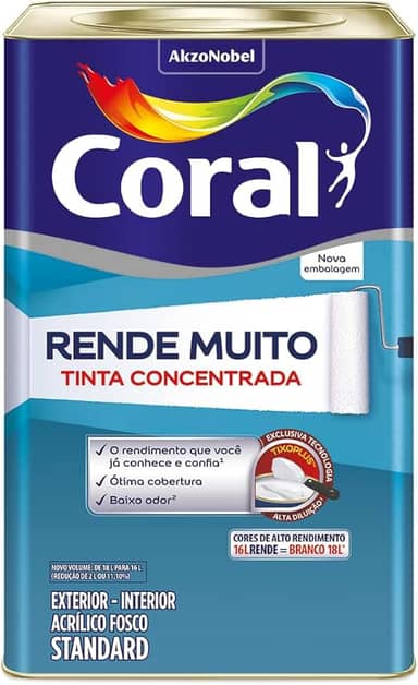 RENDE MUITO BRANCO GELO 18L - CORAL