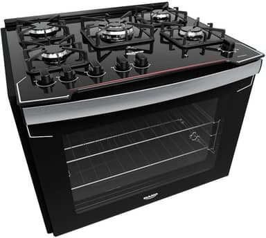 Fogão De Embutir Dako 5 Bocas Diplomata Preto - Bivolt