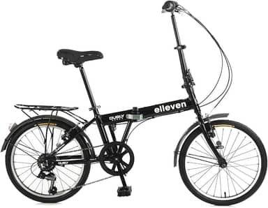 BICICLETA ARO 20 6V DOBRÁVEL DUBLY URBAN PRETO/BRANCO