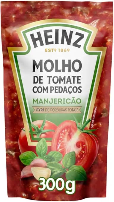 Molho de Tomate Heinz Manjericão 300g