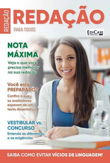 Redação Para Todos Ed.01 + Lápis de brinde: Nota Máxima - veja o que você precisa melhorar na sua redação