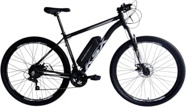 Bicicleta KSX Motor Elétrico 350W 21V Câmbio Especial S. Com Pedal Assistido Aro 29 Quadro Alumínio