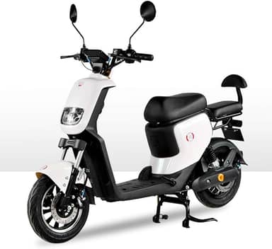 Scooter Elétrico, Patinete Elétrico Dobrável Velocidade Máxima 25 Mph, Alcance de 80 Km para Adultos, Scooter Portátil Dobrável para Adultos com Sistema de Freio Duplo e Aplicativo