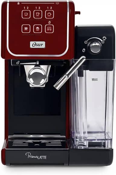 Cafeteira Espresso Oster PrimaLatte Touch Red - 220V