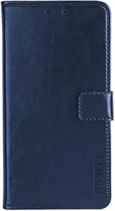 Capa compatível com Motorola Moto One Vision, capa carteira de couro com compartimento para cartão, suporte e fecho magnético, capa para Motorola Moto One Vision