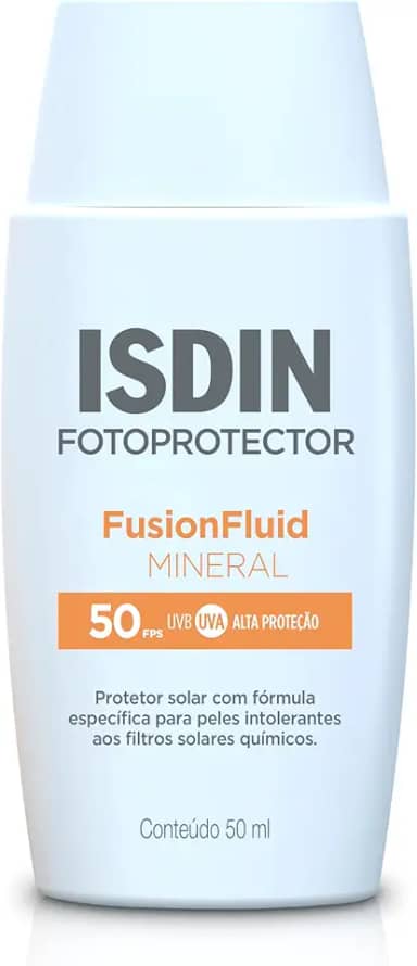ISDIN Protetor Solar Facial Fusion Fluid Mineral FPS 50-50ml