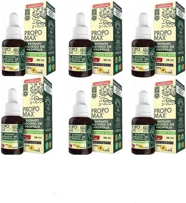 Extrato Aquoso De Própolis - Propomax 30ml - Kit C/6 Un