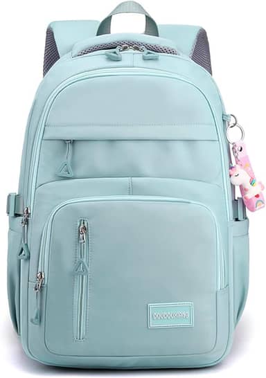 Mochila Impermeável Feminina Escolar Fashion Mochila Nylon Casual Feminina de Grande Capacidade para Notebook de 15,6 polegadas