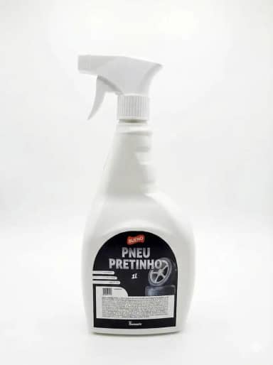 Preteador de Pneu Pretinho 1 Litro com Gatilho Spray
