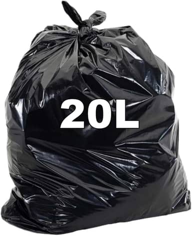 Sacos De Lixo Preto 20l Reforçado 5 Micra 100 Unid
