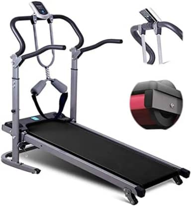 Esteira Dobrável, Esteira Manual Com Capacidade De 150kg E Rodas Duplas, Esteira Portátil De Baixo Ruído Para Corrida,HaoAMZ