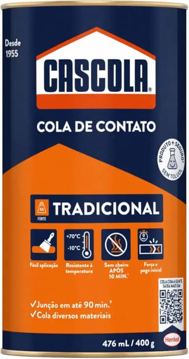 Cascola Cola Tradicional sem Toluol 1x400g