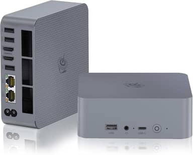 Beelink Mini PC SER5, AMD Ryzen 5 5560U (6C/12T, até 4,0 GHz), 16G DDR4 RAM/500GB M.2 2280 NVMe SSD Mini computador, suporta tela tripla (HDMI+DP+Tipo-C)/4K@60Hz/WiFi 6/BT5.2