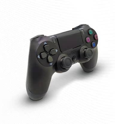 Controle Bluetooth Recarregável Touchpad Vibração Dupla Preto (82, Preto)