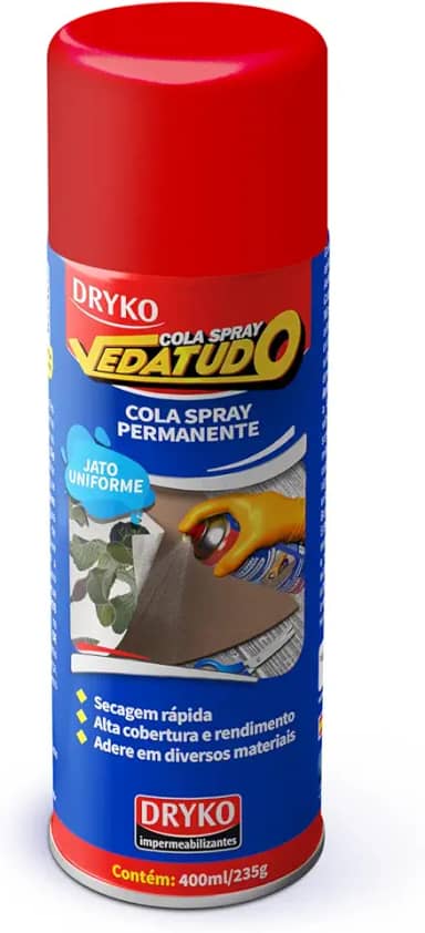 Cola spray permanente 400ml Dryko (papel de parede, cortiça, etc)