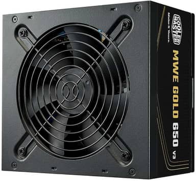 COOLER MASTER, FONTE COOLER MASTER ATX 3.1 650W MWE GOLD 650 V3 PFC ATIVO 80 PLUS GOLD COM CABO DE FORCA GARANTIA 5 ANOS